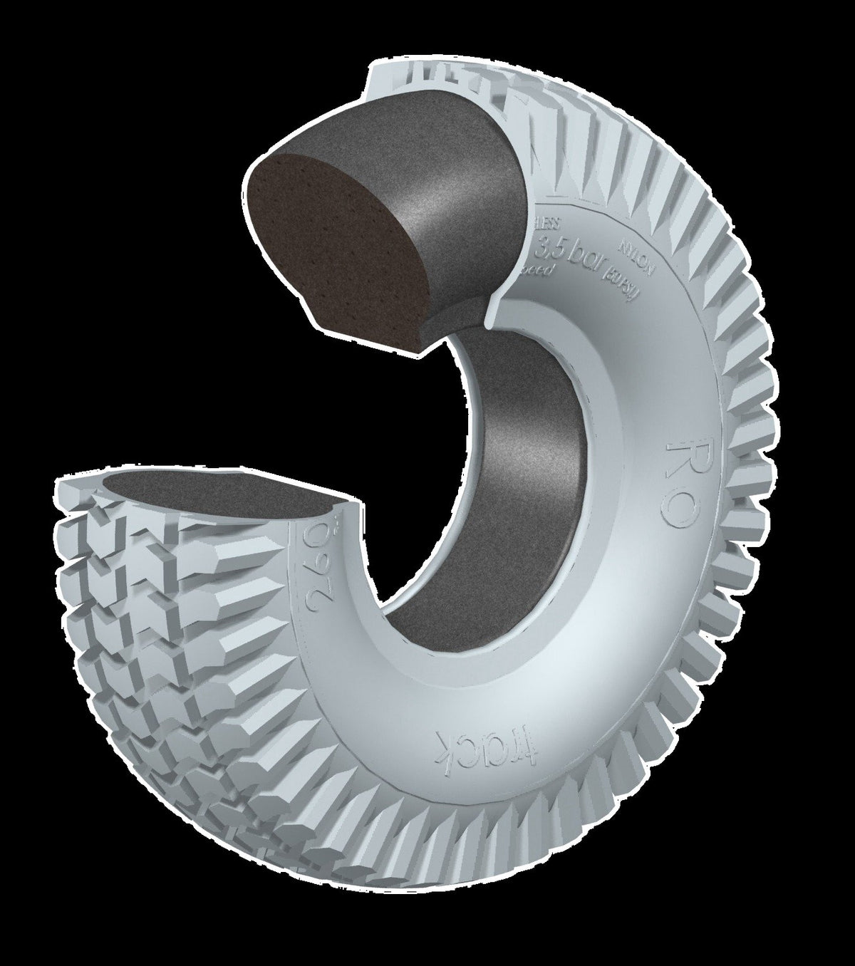 Copertura piena ROLKOFILL Allmobility RIROLFILL4.00-5 per cerchi divisibili
