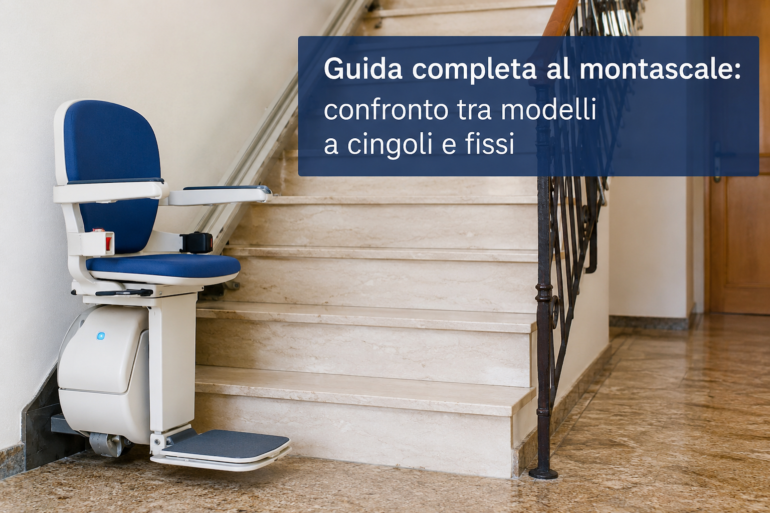 Guida completa al montascale: Confronto tra modelli a cingoli e fissi