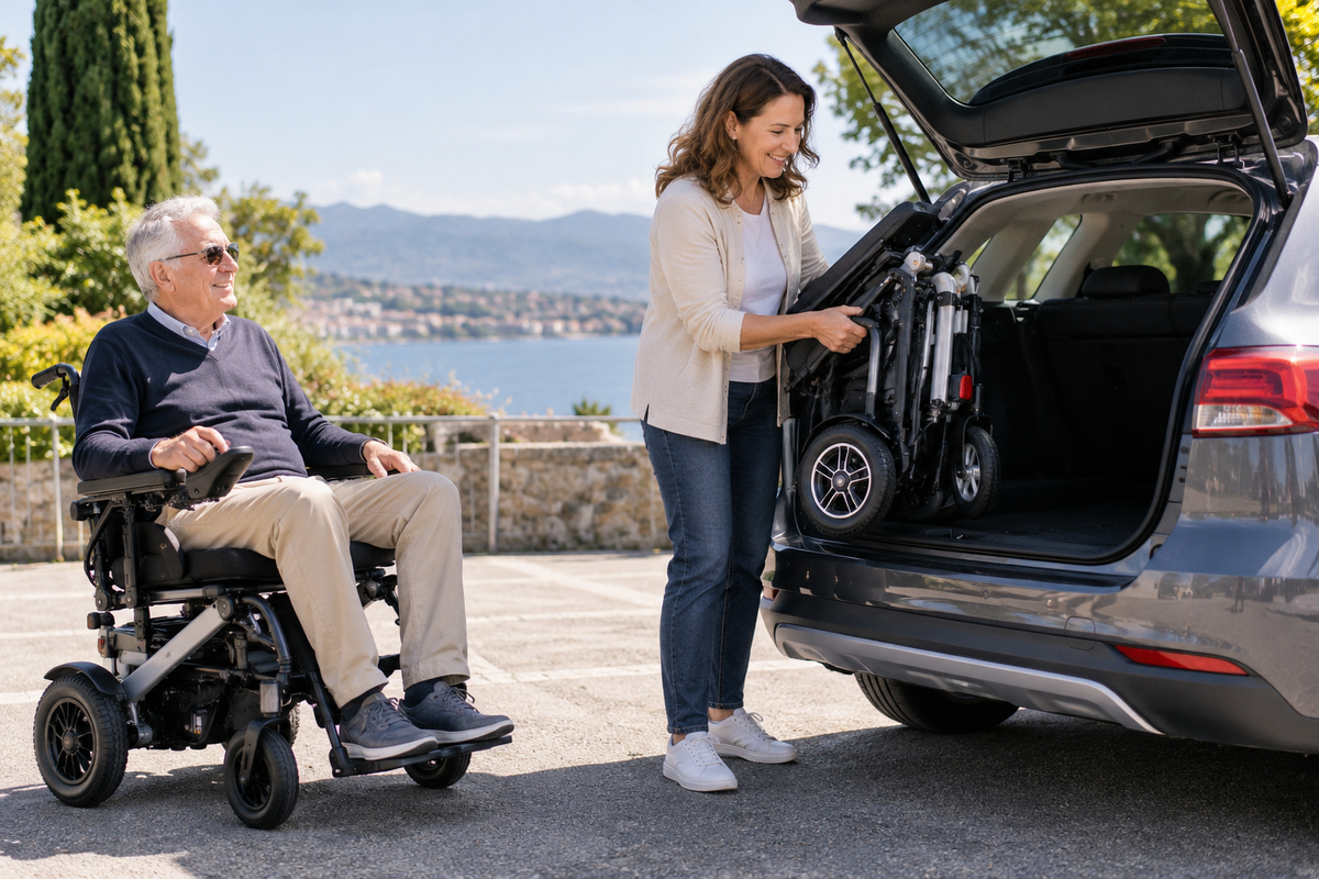 Portabilità e Autonomia delle Carrozzine Elettriche Pieghevoli