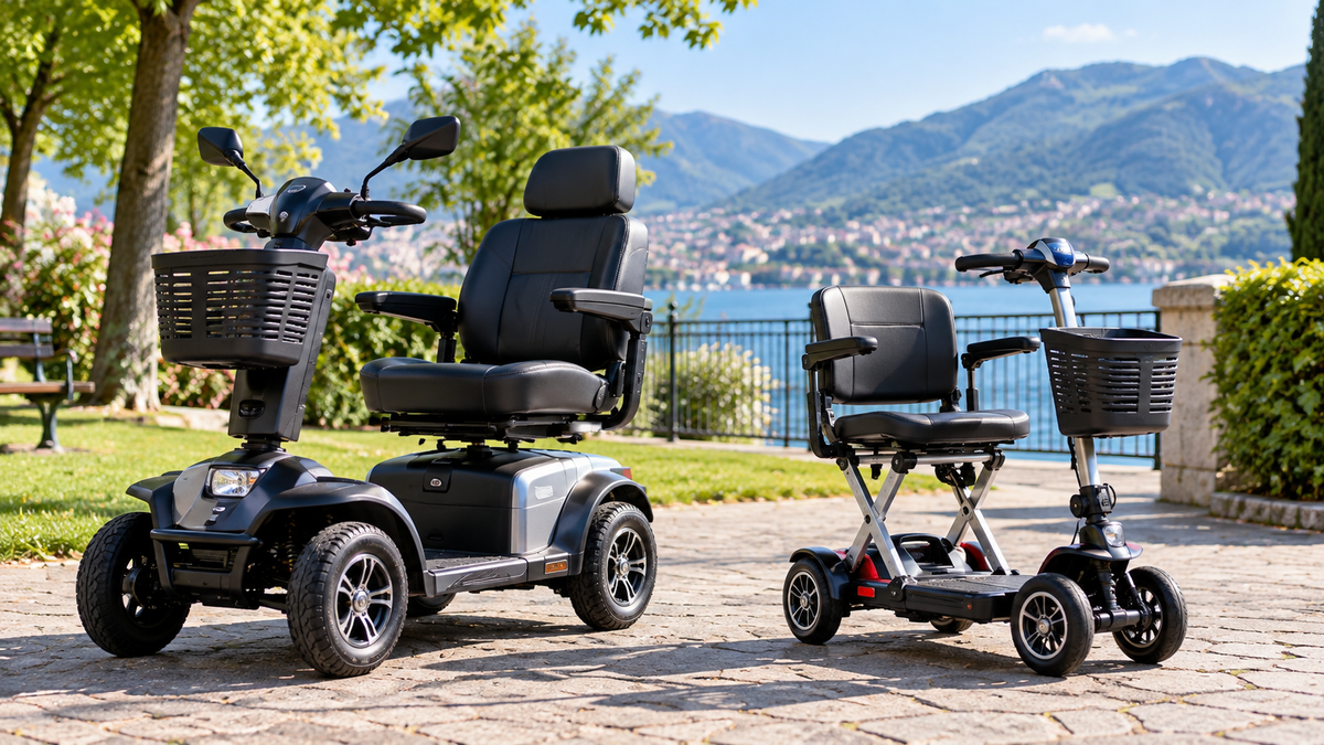 Confronto tra scooter elettrico a 4 ruote e scooter pieghevole per anziani e disabili