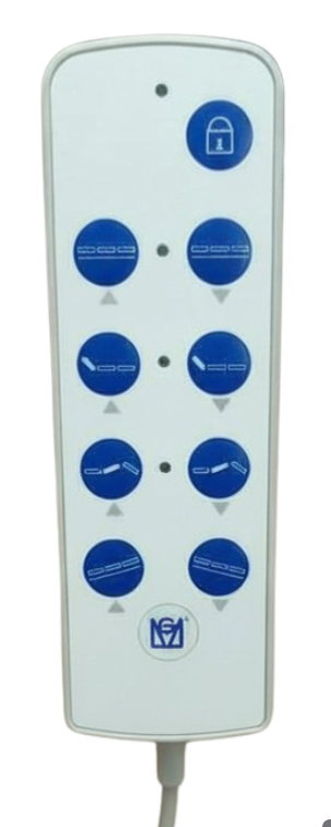 Telecomando 9 Tasti Spinotto DIN 4 Pin per Letto | Omega Ausili