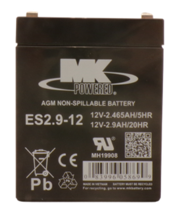 Batteria MK 12 V 2,9 Ah | Omega Ausili 03017014