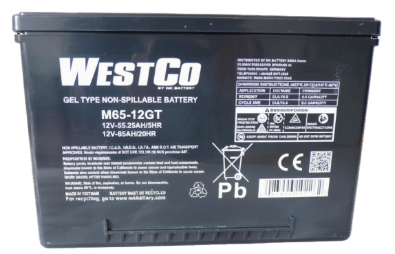 Batteria MK AGM 12 V 65 Ah | Omega Ausili 03017020