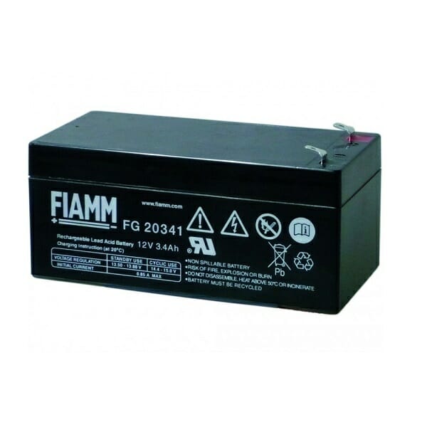 03024012 Batteria 12 V 3,3 Ah ausilio per disabili