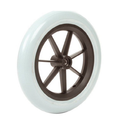 06033033 Ruota 12'' poliuretanica per montaggio laterale ausilio per disabili