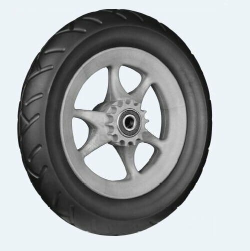 06069017 Ruota 180x45 Grigia con 6 raggi ausilio per disabili