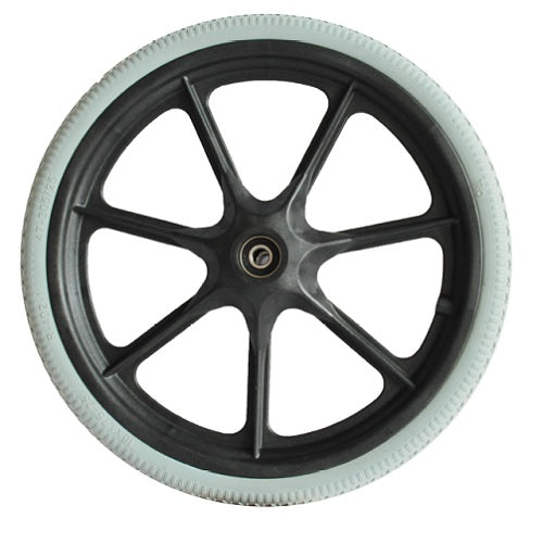 06069020 Ruota 16' poliuretanica per montaggio laterale ausilio per disabili