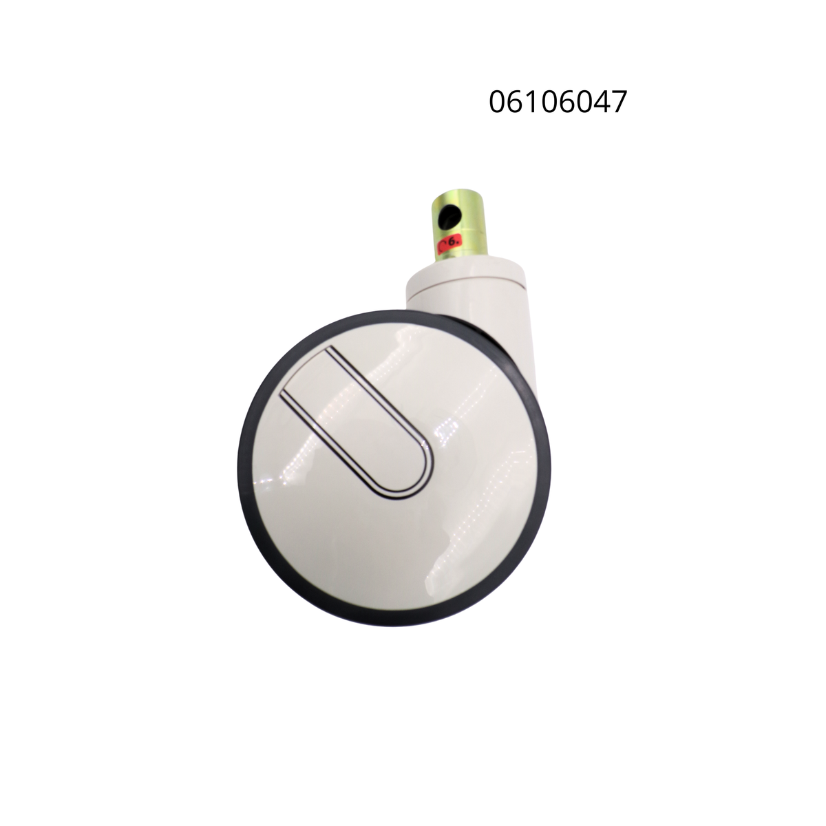 Ruota Gemellare Frenante 125x23 45° per Letto o Barella | Omega Ausili
