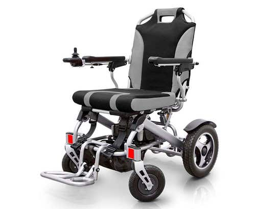 Sedia a rotelle elettrica pieghevole ELITE ULTRALIGHT con telaio rinforzato