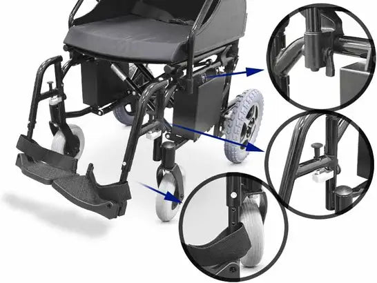 Sedia a Rotelle Elettrica Pieghevole EASY PLUS