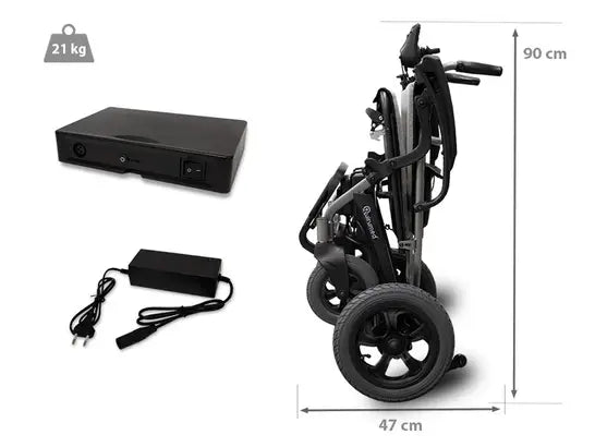 Sedia a rotelle elettrica Basic Compact Ultralight
