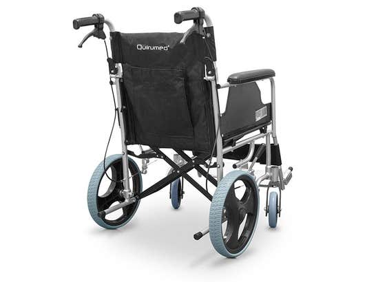 Sedia a rotelle con telaio in alluminio