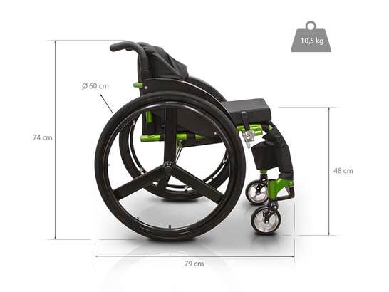 Sedia a rotelle per praticare sport