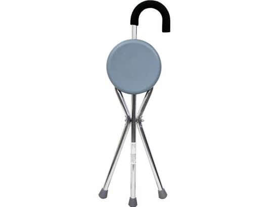 Bastone Tricopode Pieghevole con Sedile Ergonomico - Mod. Gloria ausilio per disabili
