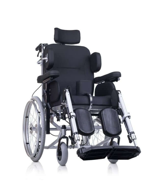 Carrozzina basculante con schienale in alluminio Balance-20/-21 ausilio per disabili