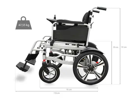 Easy Light carrozzina elettrica 120 kg con autonomia dichiarata 20 km