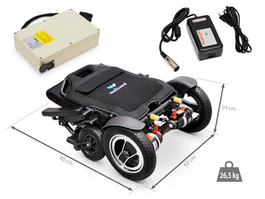Carrozzina elettrica Wellcore ausilio per disabili