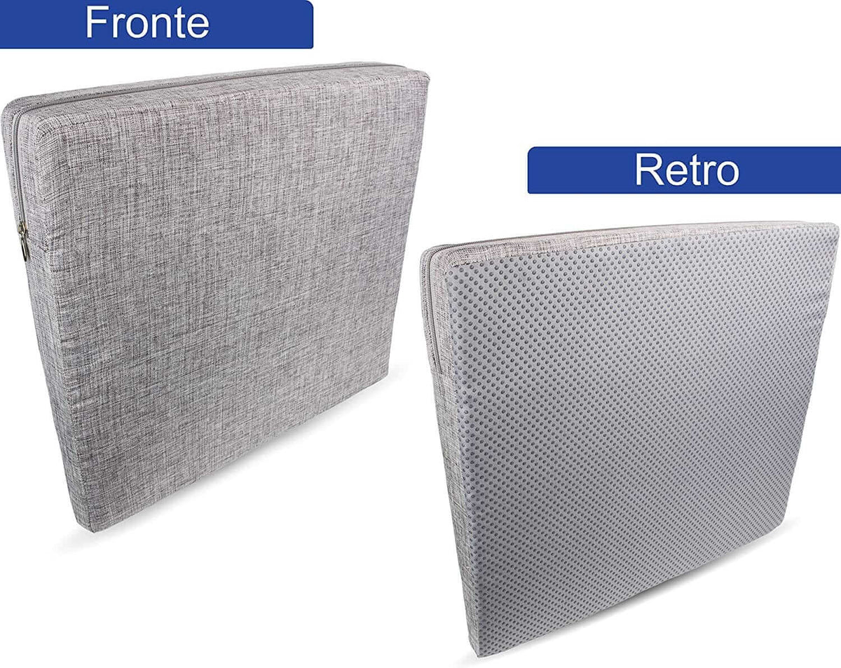 Comodo Cuscino a Cuneo - Cuscino Sedia Ufficio Con Rivestimento Antiscivolo E Borsa per Il Trasporto - Cuscino Sedia Da Ufficio, Cuscino Sedile Auto, Cuscino per Sedia Da Ufficio ausilio per disabili