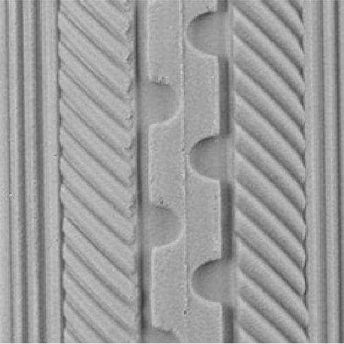 Copertone in poliuretano liscio grigio per carrozzina ausilio per disabili