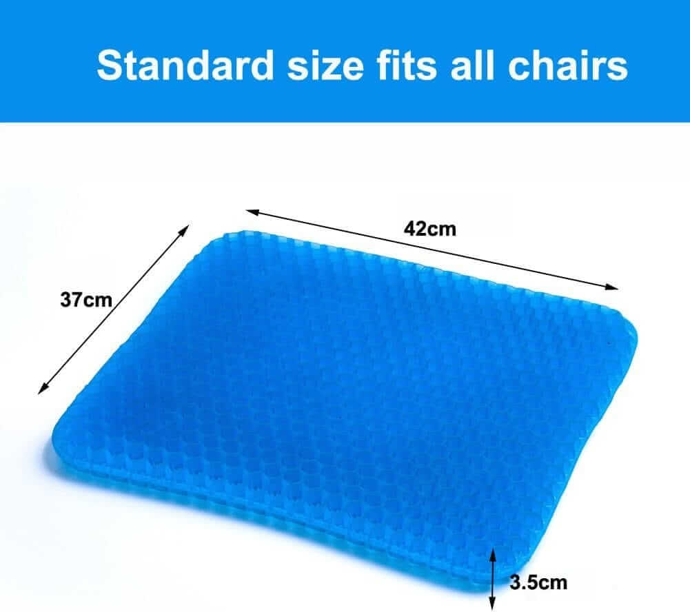 Cuscino Multifunzionale in Gel, Fresco E Traspirante, Cuscino Elastico per Il Sostegno Del Sedile, per Alleviare L'Affaticamento Dell'Anca ausilio per disabili