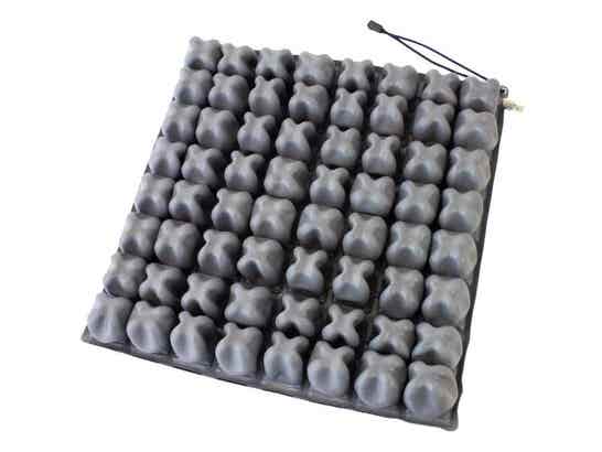 Cuscino antidecubito de aire Q-AIR 40x40x6 cm con funda y bomba ausilio per disabili