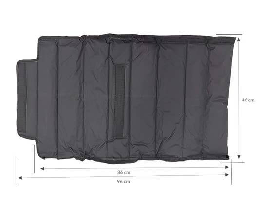 Cuscino imbottito con schienale ausilio per disabili