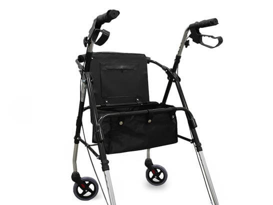 Deambulatore Wellcore con freni ausilio per disabili