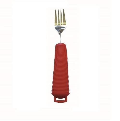 Set Posate Con Manico Extra Largo Corfort Grips – 3 Pezzi In Acciaio Inox (Cucchiaio, Forchetta, Coltello) Per Anziani, Disabili E Artrosi – Lavabile In Lavastoviglie