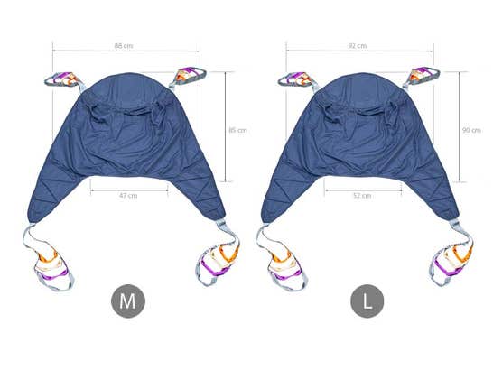 Imbragatura per sollevamalati ausilio per disabili