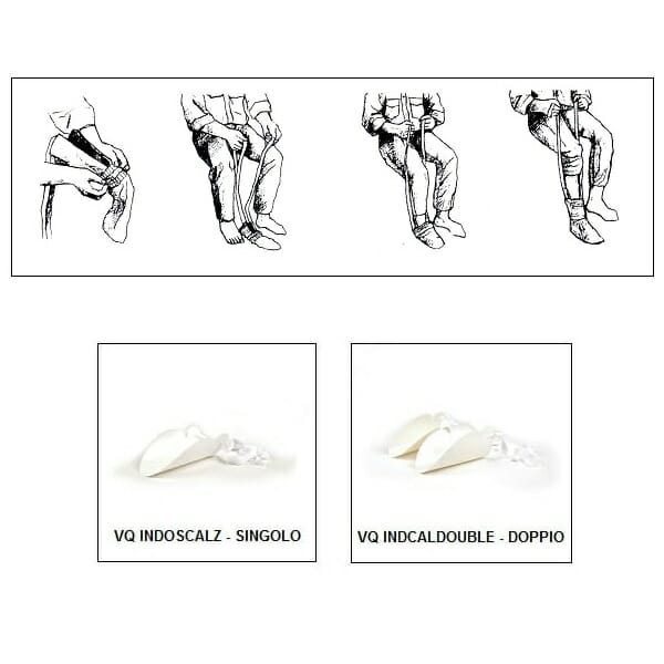 Indossa calze in plastica Allmobility ausilio per disabili