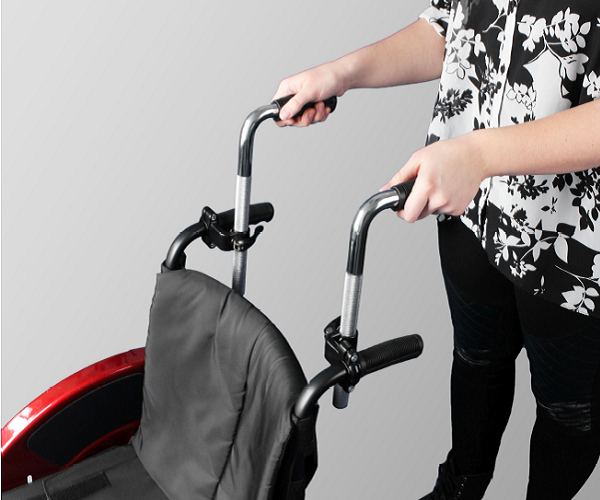 Maniglie di spinta supplementari ausilio per disabili