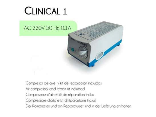 Materasso antidecubito Clinical 1 beige con compressore, 130 celle ausilio per disabili