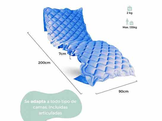 Materasso antidecubito Mobi 1 con alternanza di celle e compressore ausilio per disabili