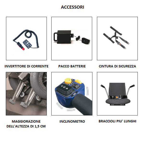 Montascale a ruote C-MAX Medimec ausilio per disabili