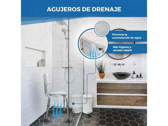 Sedia da bagno regolabile con schienale Marisma Mobiclinic