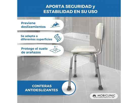 Sedia da bagno regolabile con schienale Marisma Mobiclinic