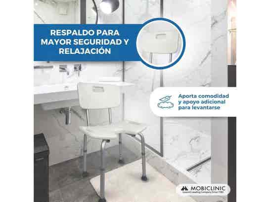 Sedia da bagno regolabile con schienale Marisma Mobiclinic