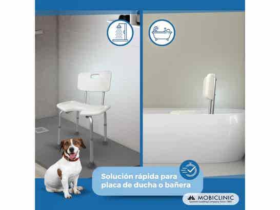 Sedia da bagno regolabile con schienale Marisma Mobiclinic
