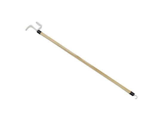 Bastone per vestirsi in legno con gancio in plastica, 69 cm, 117 gr