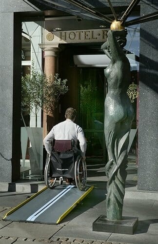 Rampa per disabili Lite Allmobility ausilio per disabili