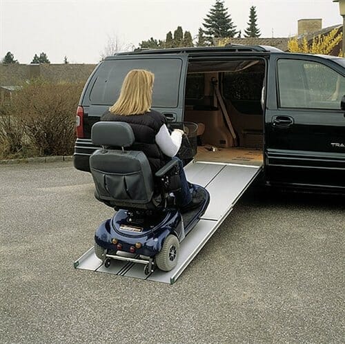 Rampa telescopica Easyfold Allmobility ausilio per disabili