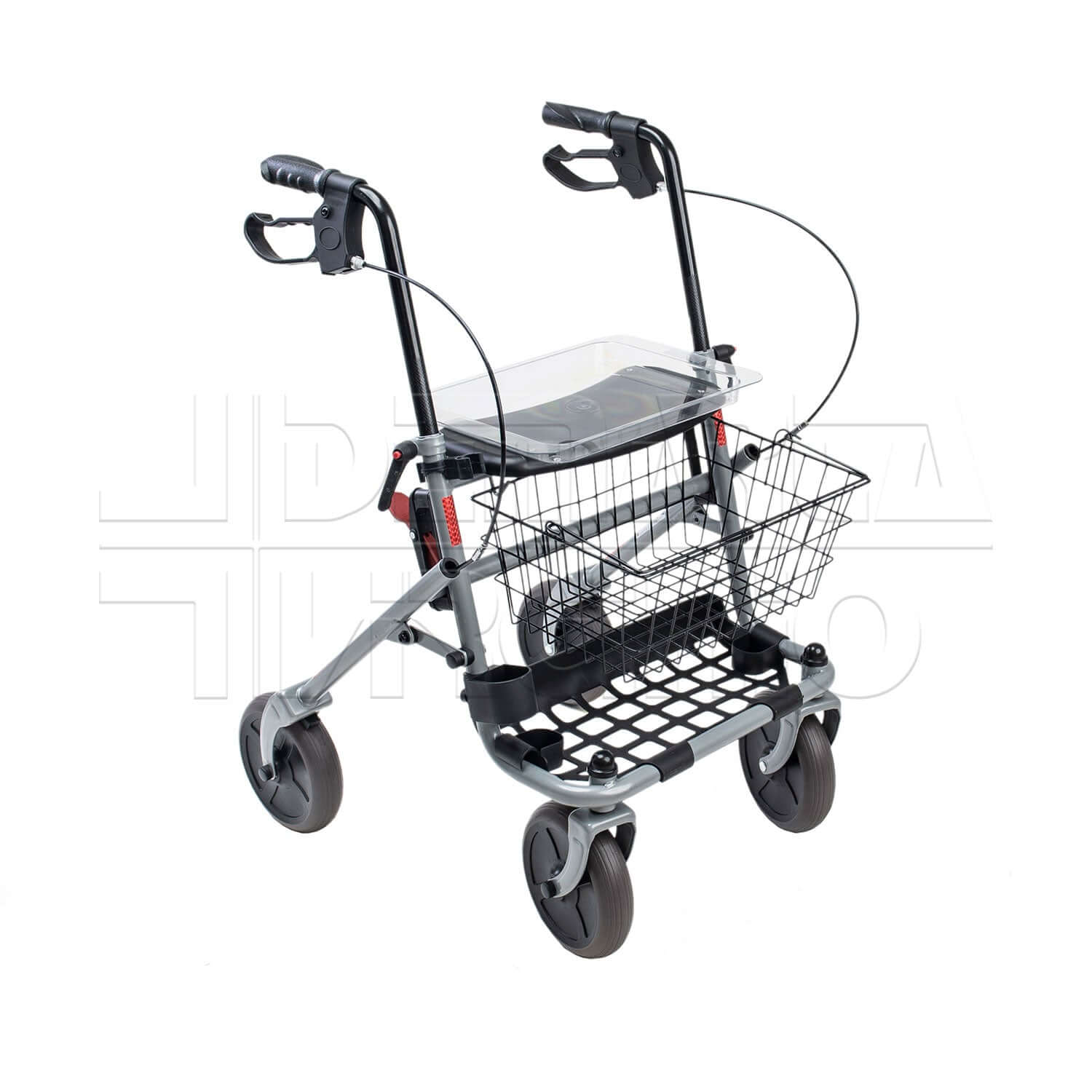 Rollator in Acciaio ausilio per disabili