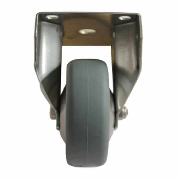 Ruota con supporto inox fisso ausilio per disabili