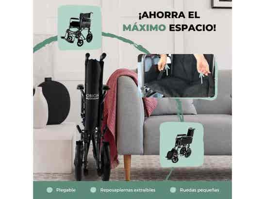 Sedia a rotelle S230 Sevilla in acciaio, ruote piccole, comfort e mobilità
