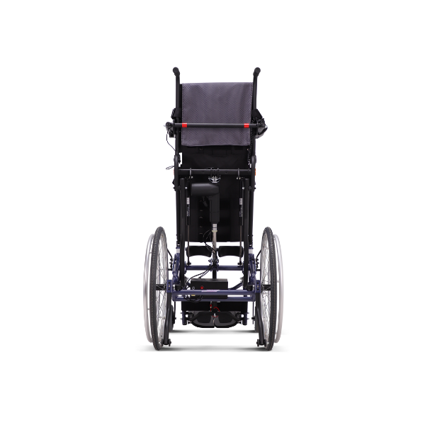 Carrozzina verticalizzante KARMA SME Allmobility in posizione eretta