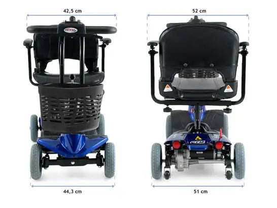 Scooter elettrico pieghevole HS118 a 4 ruote ausilio per disabili