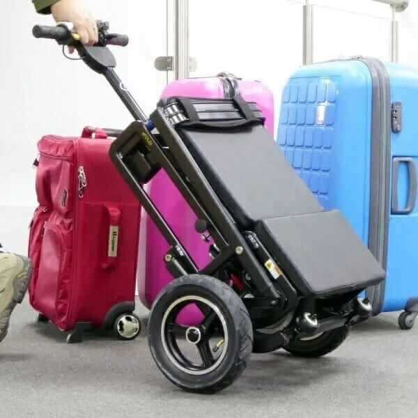 Scooter elettrico pieghevole eFOLDi Allmobility ausilio per disabili