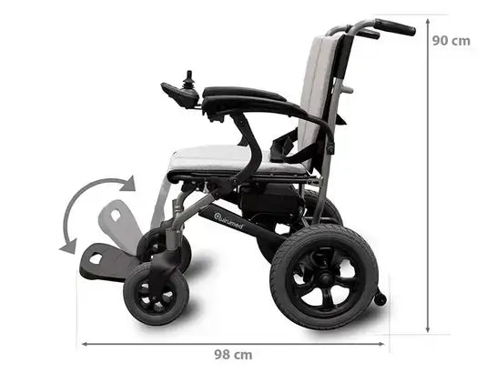 Sedia a rotelle elettrica Basic Compact Ultralight ausilio per disabili