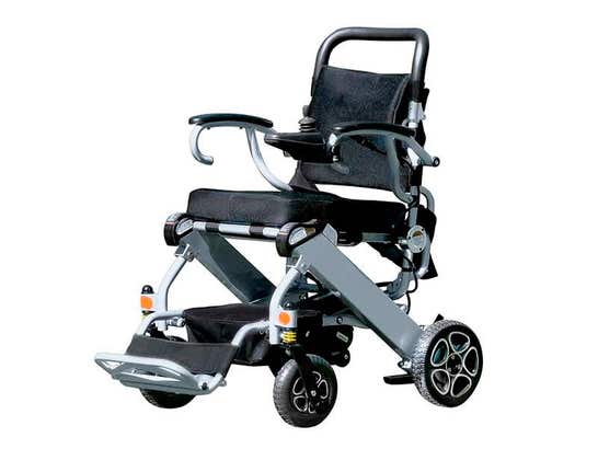 Sedia a rotelle elettrica Mistral pieghevole ed ultraleggera ausilio per disabili