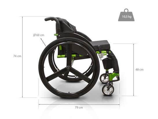 Sedia a rotelle per praticare sport ausilio per disabili